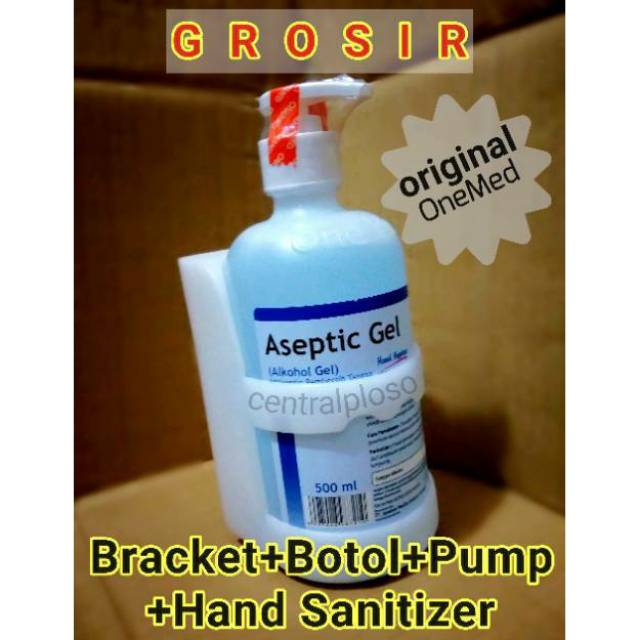 Grosir Paketan Lengkap Hand Sanitizer Bracket Tempel DindingKualits Original