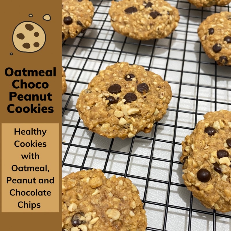 

OATMEAL CHOCO PEANUT COOKIES