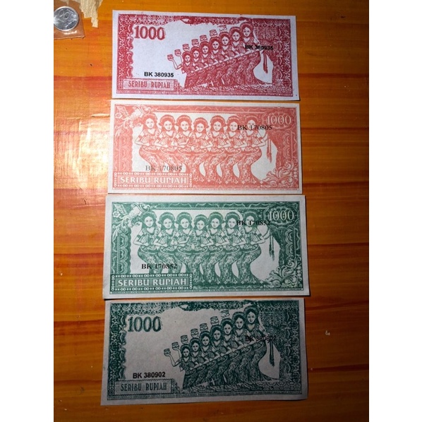 Uang Soekarno 1000 Rupiah Penari 7