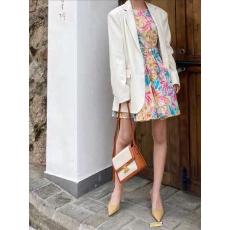 MDLV ~ 1884 WILLOWNA DRESS KOREA DRESS MIDI FLOWER DRESS WANITA DRESS PREMIUM FASHION IMPORT