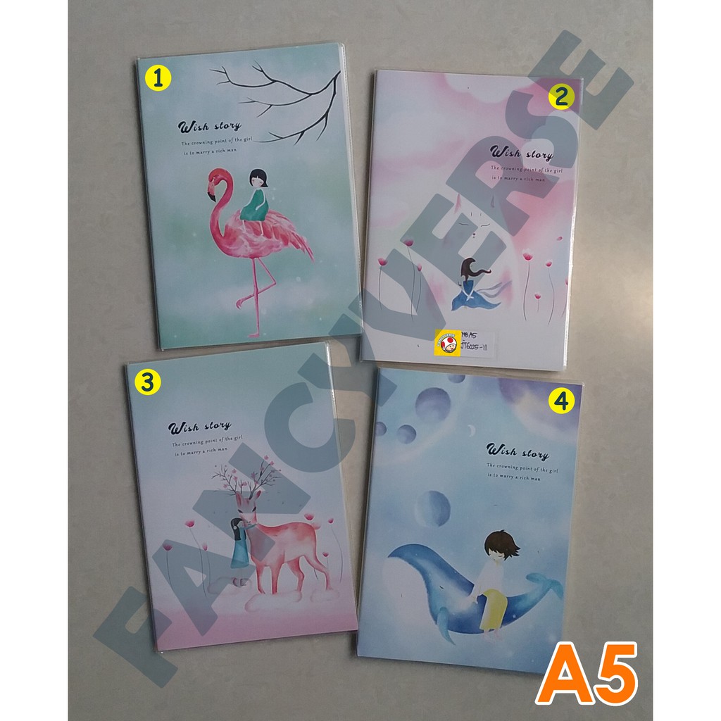 

Notebook A5 Wish Story JT6025-11 / Agenda Diary Notes Buku Catatan