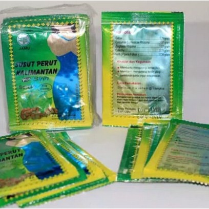 Jamu Susut Perut Kalimantan Serbuk Original