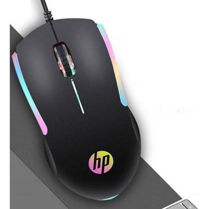 Mouse Gaming HP M160 - 1000DPI RGB USB Wired bergaransi