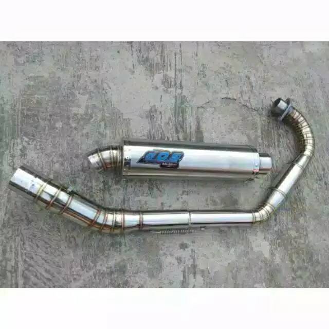 Knalpot dos leher bom buat montor mega pro gl pro cb herex cb150r old tiger