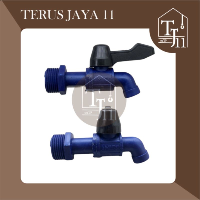 Kran Air/Kran Taman/Kran Kebun/ Kran Kamar Mandi merk AMICO ukuran 3/4Inch - Harga per Biji
