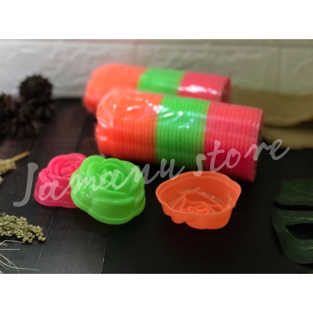 Cetakan Puding Bunga Mawar Sedang/Cetakan Bolu Kukus/Cetakan Jelly