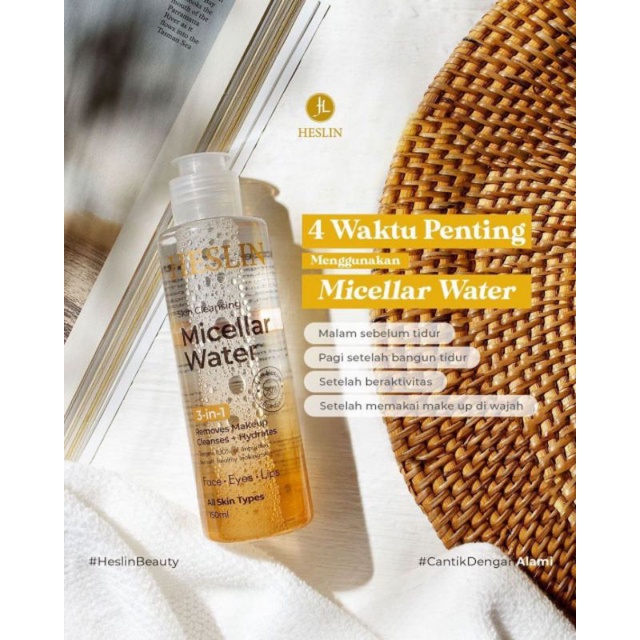 MICELLAR WATER HESLIN BEAUTY / Micellar Water / Pembersih Wajah