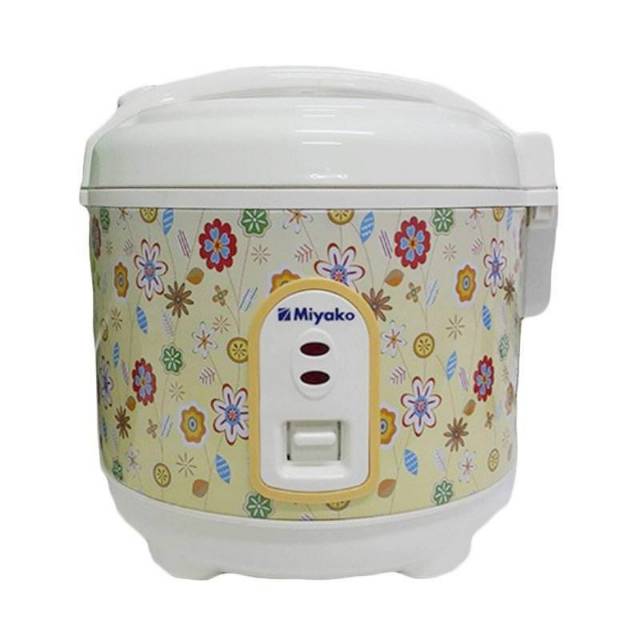 1kg penanak nasi ukuran kecil Miyako Magic Com MCM609 / Rice Cooker MCM 609 - Kuning [0.6L]