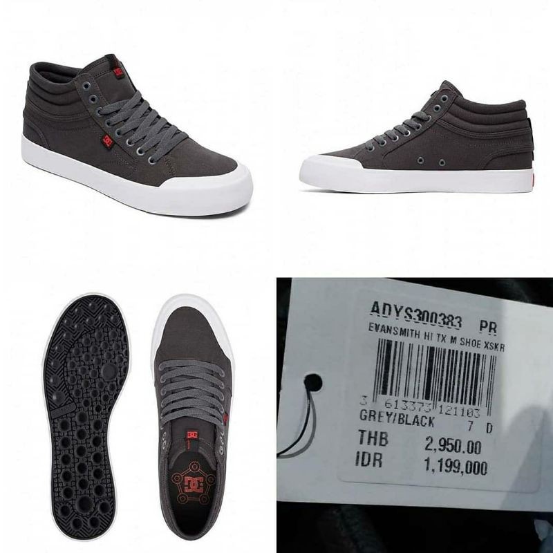 Sepatu DC Evan Smith HI S XSKR Original