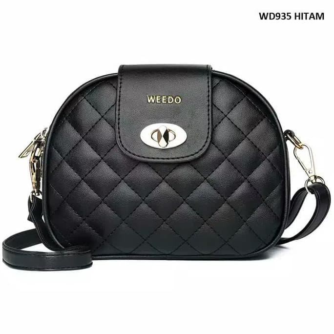 Tas Wanita Import Tas Batam Tas Selempang Chanel Hitam 3 Ruang Terbaru