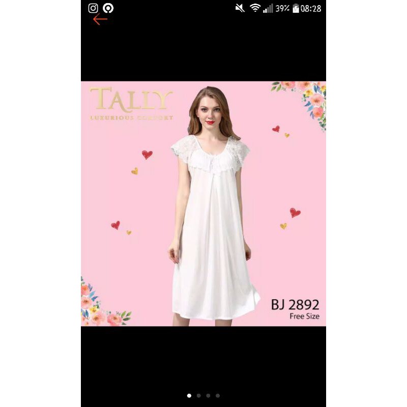 baju tidur lingerie tally