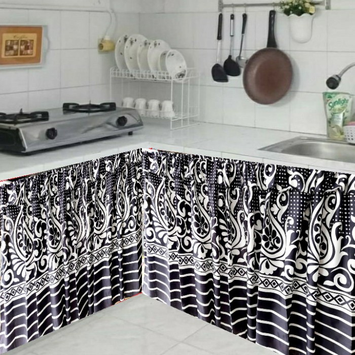 Gorden kolong dapur - batik hitam
