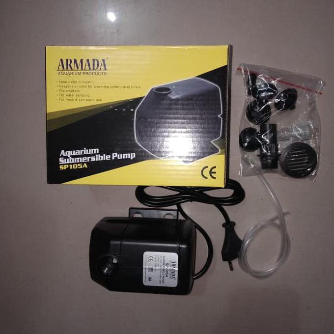 dijual Pompa Kolam Aquarium Submersible Pump ARMADA SP105A the best