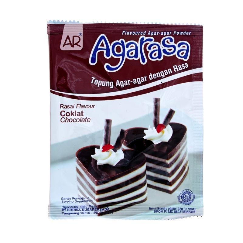 AGARASA Coklat Nutrijel Tepung agar pudding Coklat 22gr ekonomis