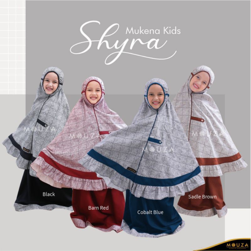 Mouza - Mukena Anak Shyra by Mouza /Mukena Anak Terbaru / Mukena Couple