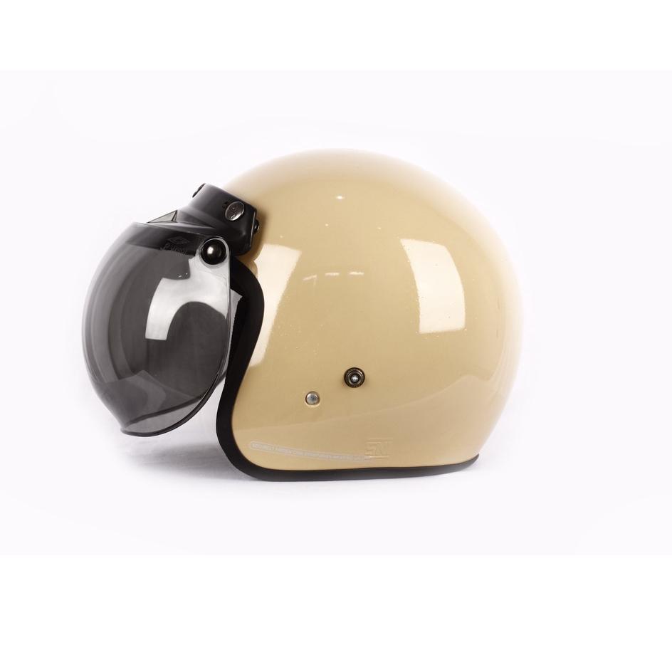 SALEE.. Helm bogo dewasa murah terlaris cappucino met silver met