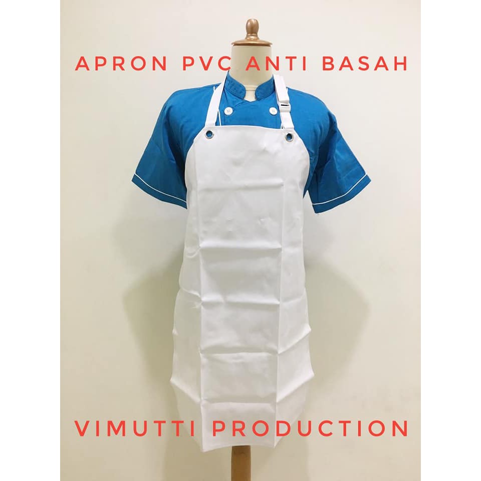 celemek apron pvc anti basah