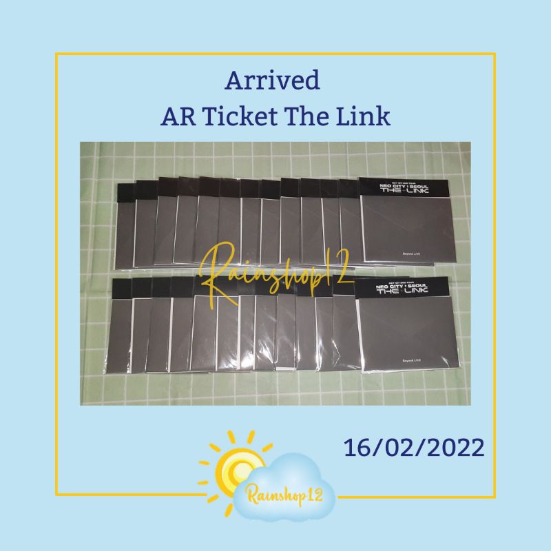 [READY STOCK] AR TICKET THE LINK NCT 127 SEALED JAEHYUN TAEYONG DOYOUNG MARK
