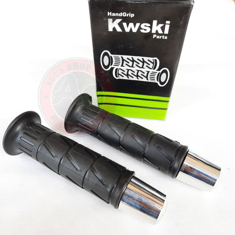 Handgrip kwski kz kaze lengkap jalu Chrome