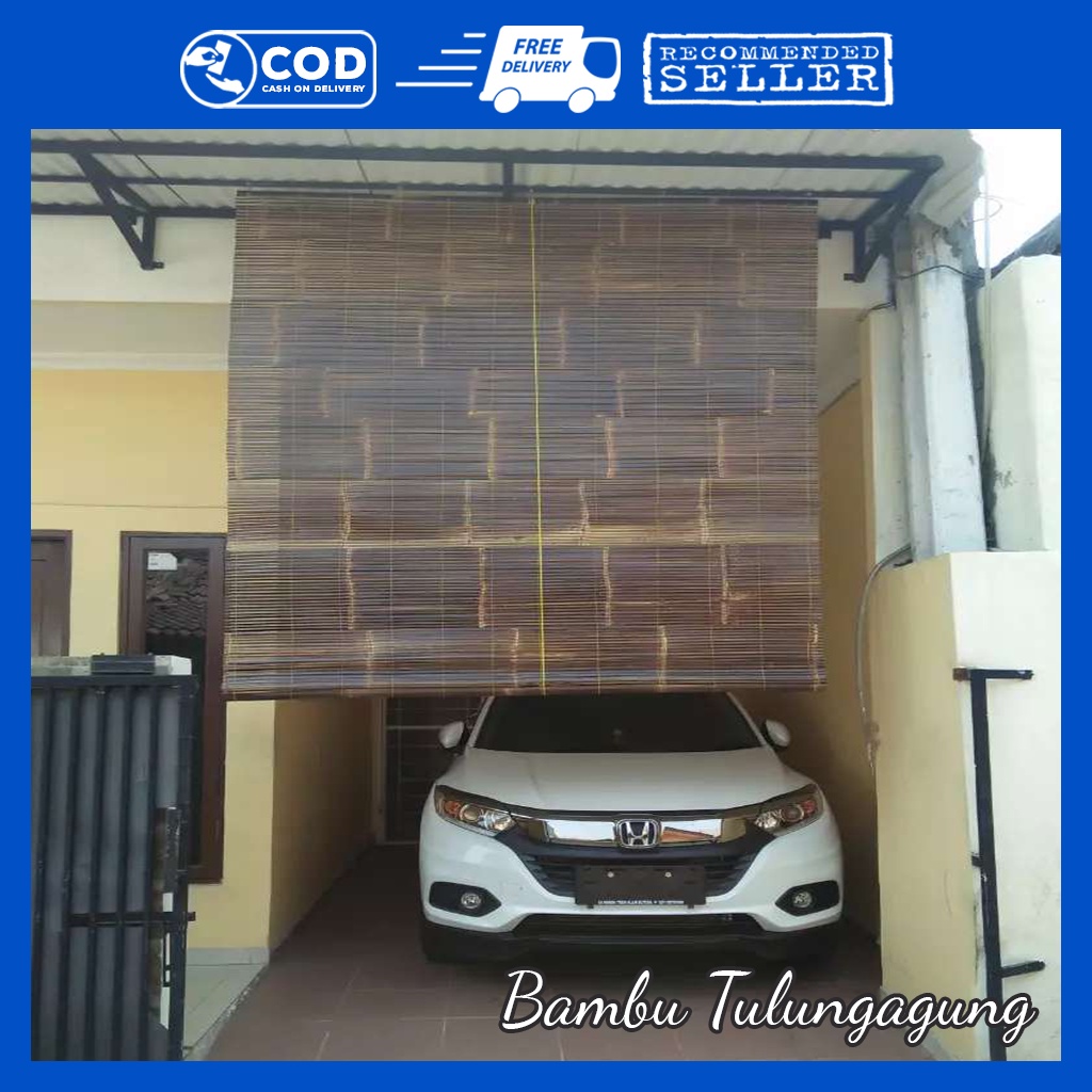 Jual Tirai Bambu Ukuran X Cm Custom Krey Jendela Shopee Indonesia