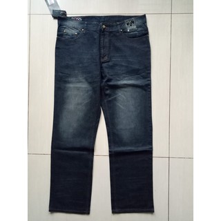 CELANA PANJANG SCRAP DENIM  BAHAN LEMBUT WARNA  BLUE  DENIM  