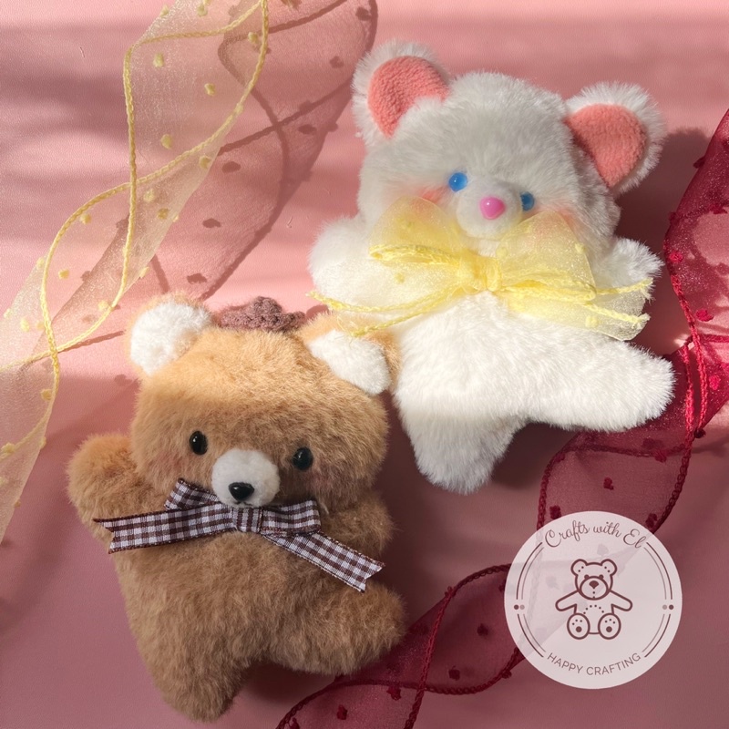 DIY PAKET MENJAHIT BONEKA MR BROWN BALLET TEDDY BEAR