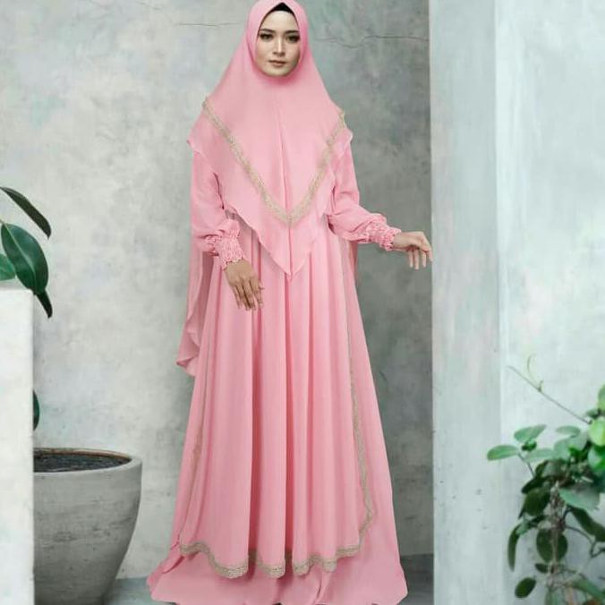 Baju Muslim Wanita / Terbaru Maxi Dres Gamis Syari Pesta Humaira