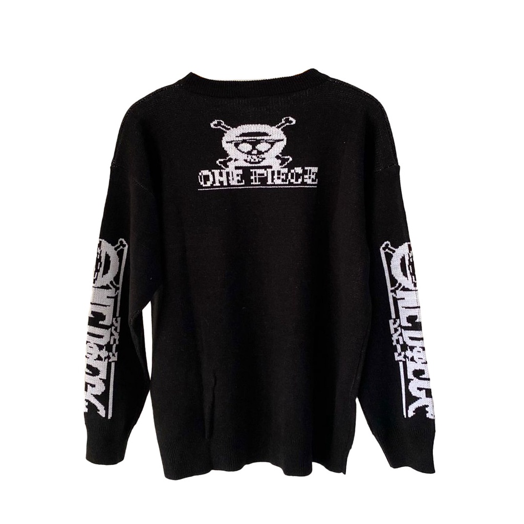 Sweater one piece d'luffy pria wanita oversize