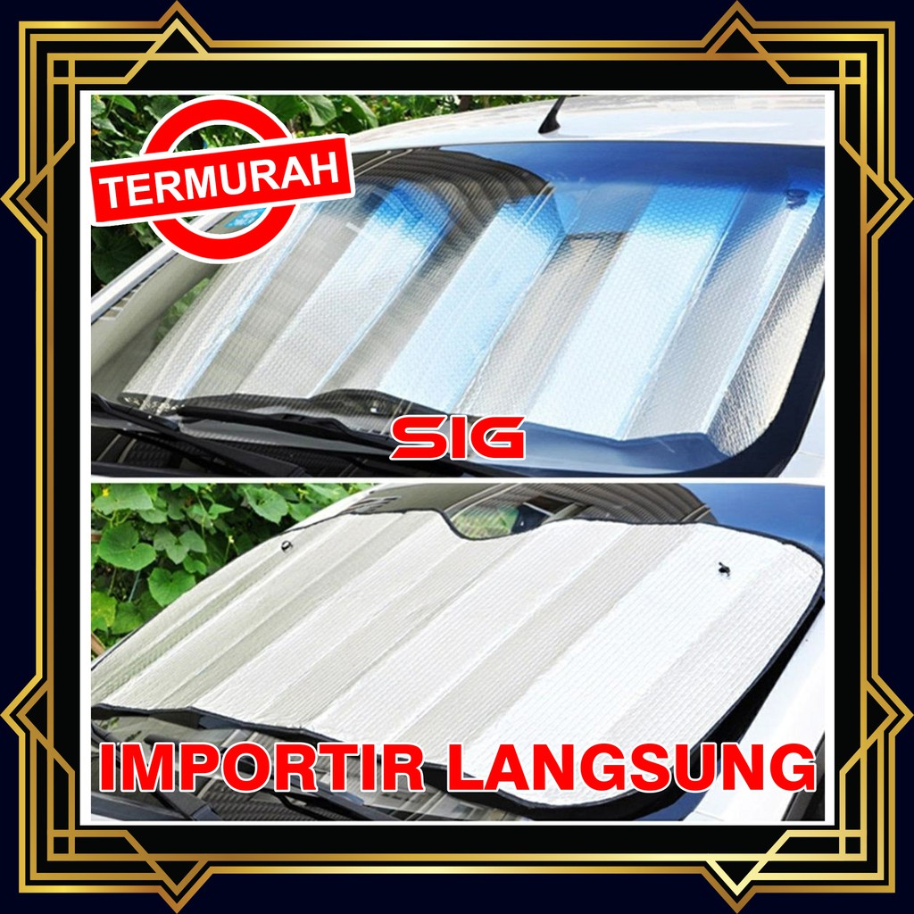 ES544 PENUTUP KACA DEPAN MOBIL / CAR SUN SHIELD / Pelindung panas mobil