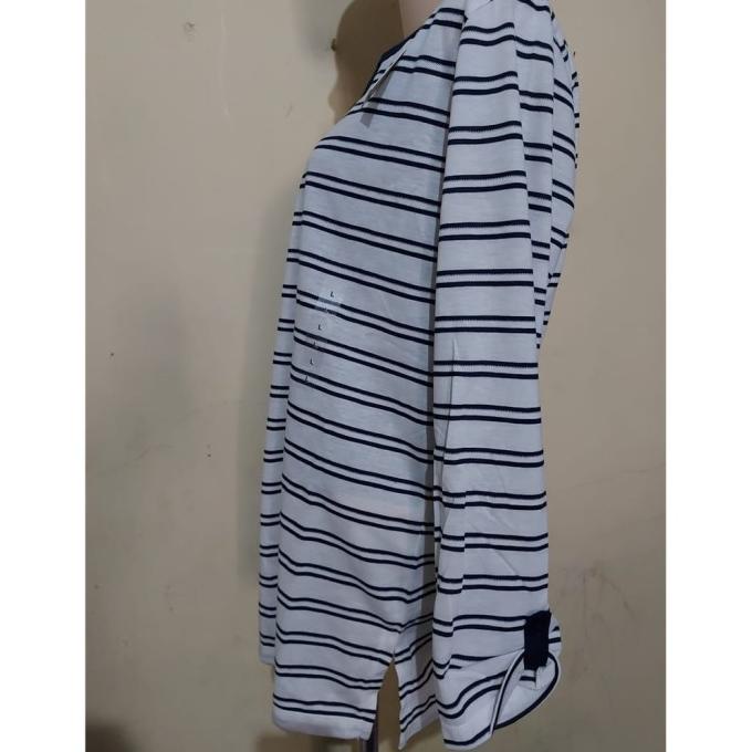 Panjang Garis-Garis2 Lengan Phenomenal M L Xl Xxl-Blouse Wanita Uguyrezky