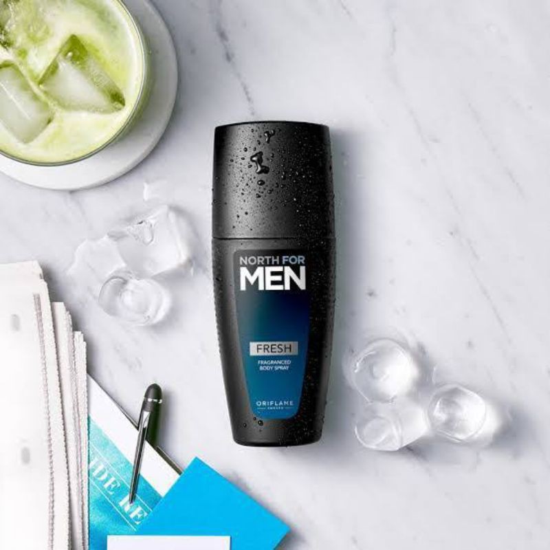 Ready NORTH FOR MEN FRESH FRAGRANCE BODY SPRAY / PARFUM BADAN
