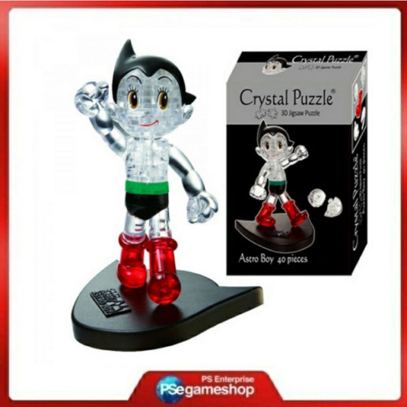 PUZZLES 3D CRYSTAL PUZZLE JIGSAW 40 PIECES TOYS DECORATION - ASTRO BOY (LIMITED EDITION)