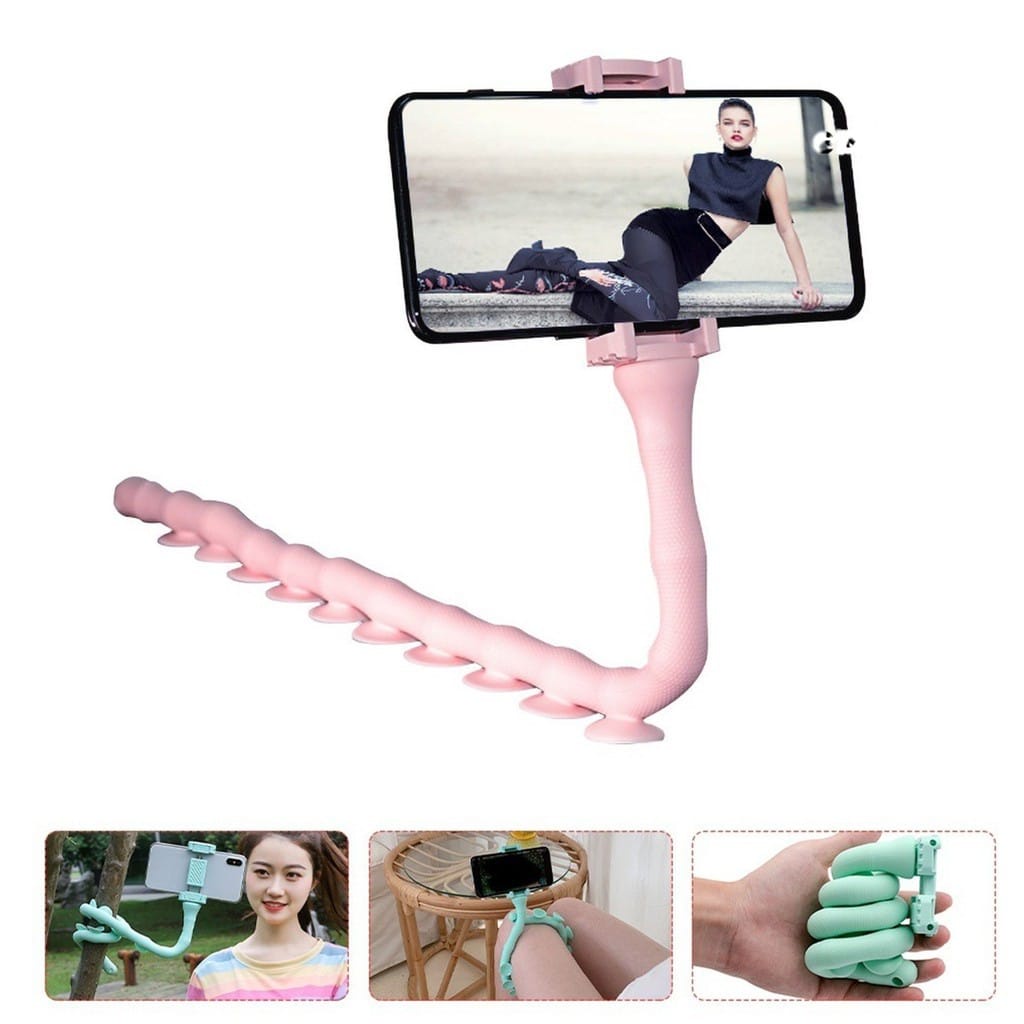 GL LAZY HOLDER GURITA Tongsis tripod hp sale only pink