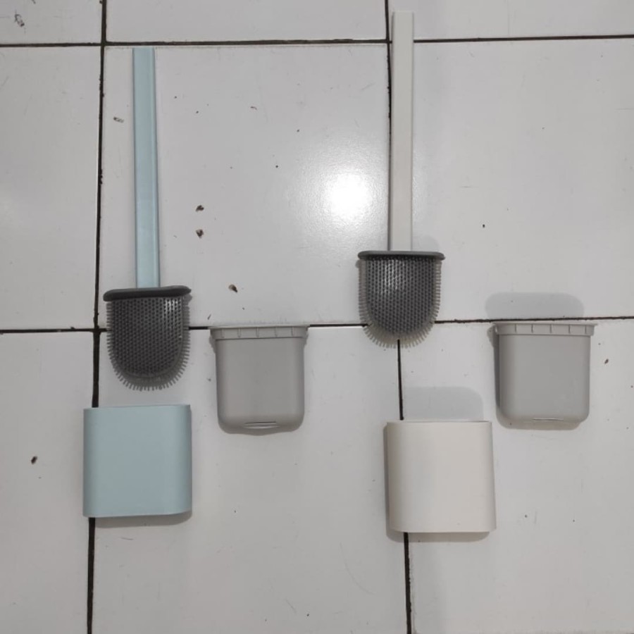 Sikat WC silicon / sikat Pembersib Toilet WC Silikon Sikat Fleksibel