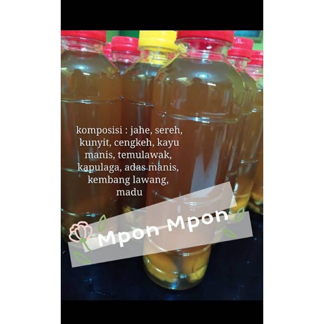 

Minuman Jamu Mpon Mpon Homemade ( air rempah )