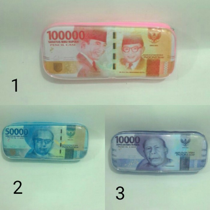 

Tempat Pensil/ Kotak Pensil Bentuk Uang