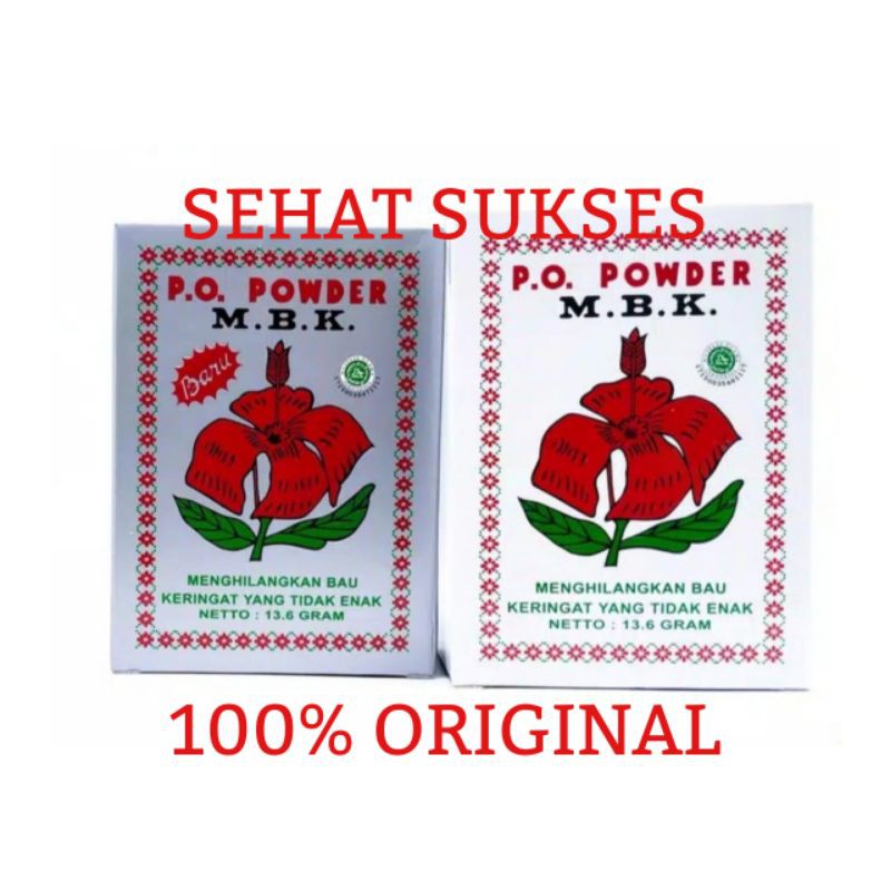 Bedak MBK Powder Box 12 Sachet
