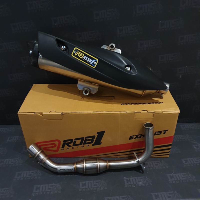 Knalpot Rob1 Robi Standard Racing Megabomb Stainless Honda ADV 150 Original