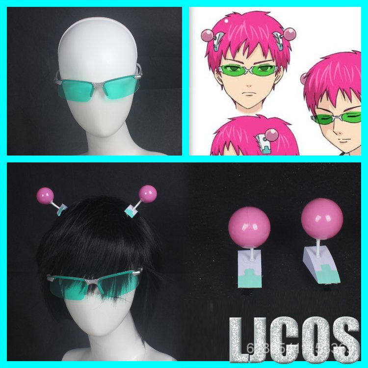 Saiki Kusuo Anime The Disastrous Life Saiki K Cosplay Headwear Glasses Wig Props Accessories