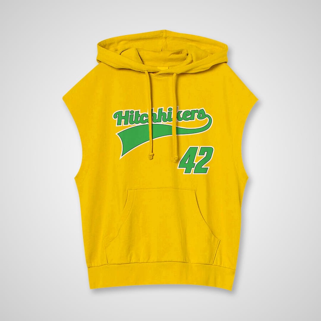 HITCHHIKER  42 SLEEVELESS VEST HOODIE UNISEX - VEST KEKINIAN PREMIUM