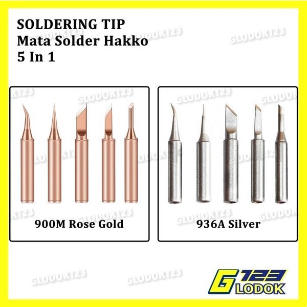 Mata Kepala Solder Station Tool 936 936A 900M 908S Ujung Iron Tip Head