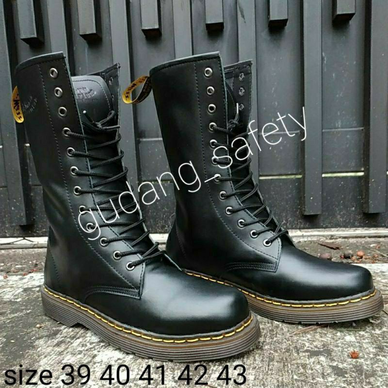 SEPATU BOOTS KLASIK KULIT DR MARTENS SEPATU PRIA DOKMAR SEPATU BOOTS PRIA KULIT 3,8,10,12 LUBANSEPAT