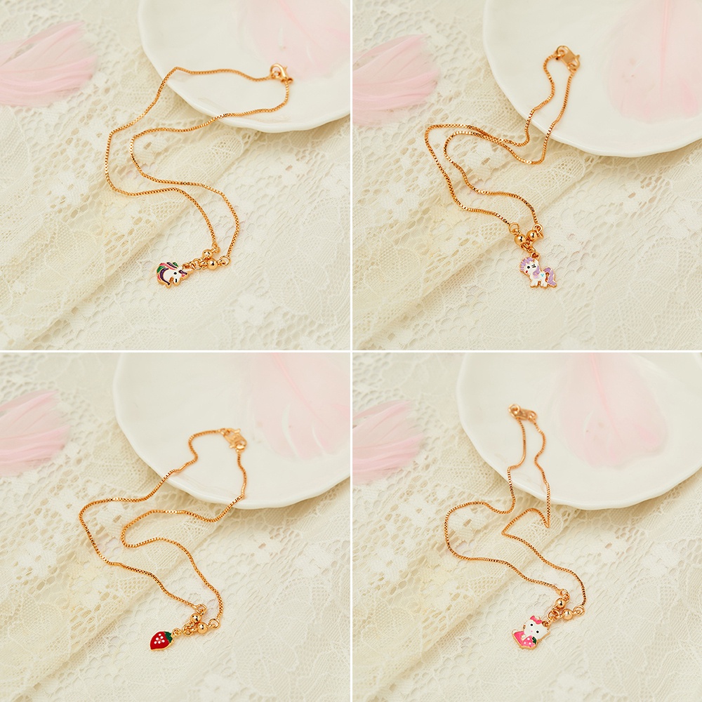 Y410 [Cod]2021 Terbaru Kalung Anak Model Mickey Mouse Lapis Emas 24k Anti Luntur Kalung Bayi Tidak Alergi Anti Kara Anak Perhiasan Kalung Aksesoris