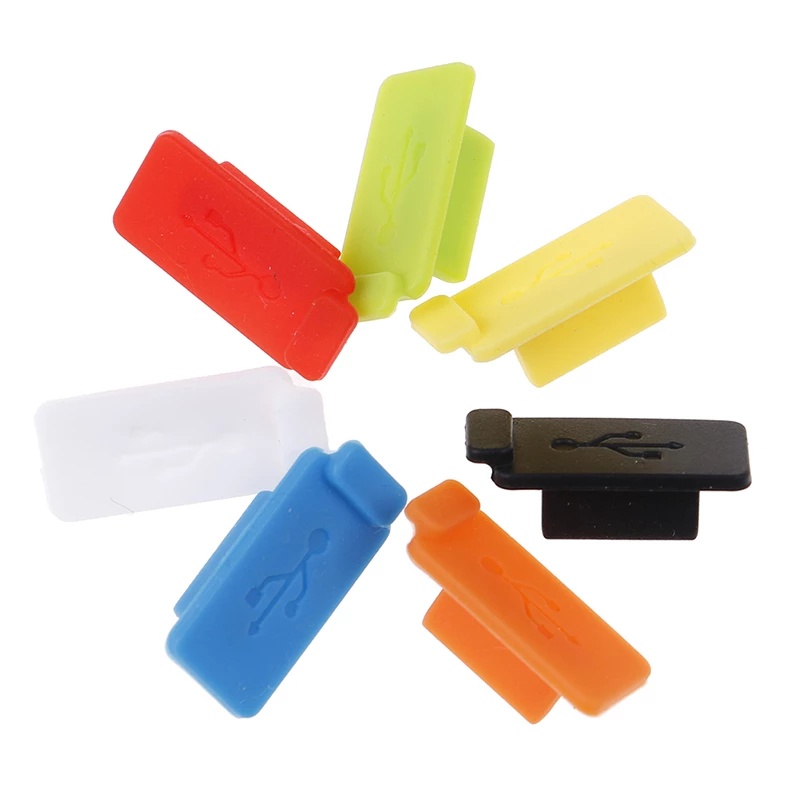 [Colorful Anti Dust Plug for Laptop] [Silicone Cover Stopper Laptop Dustproof USB Interface Waterproof Cover]