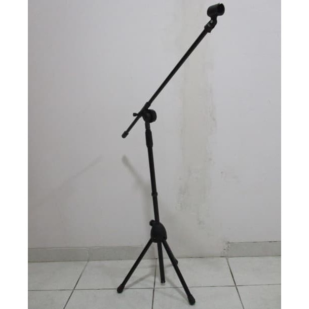 Stand Mic Panjang KLOP - Free 1 Buah Holder Mic