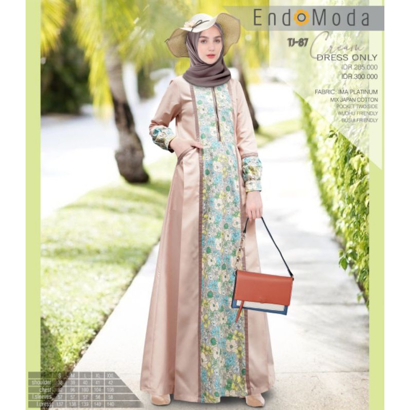gamis muslimah endomoda TJ  87