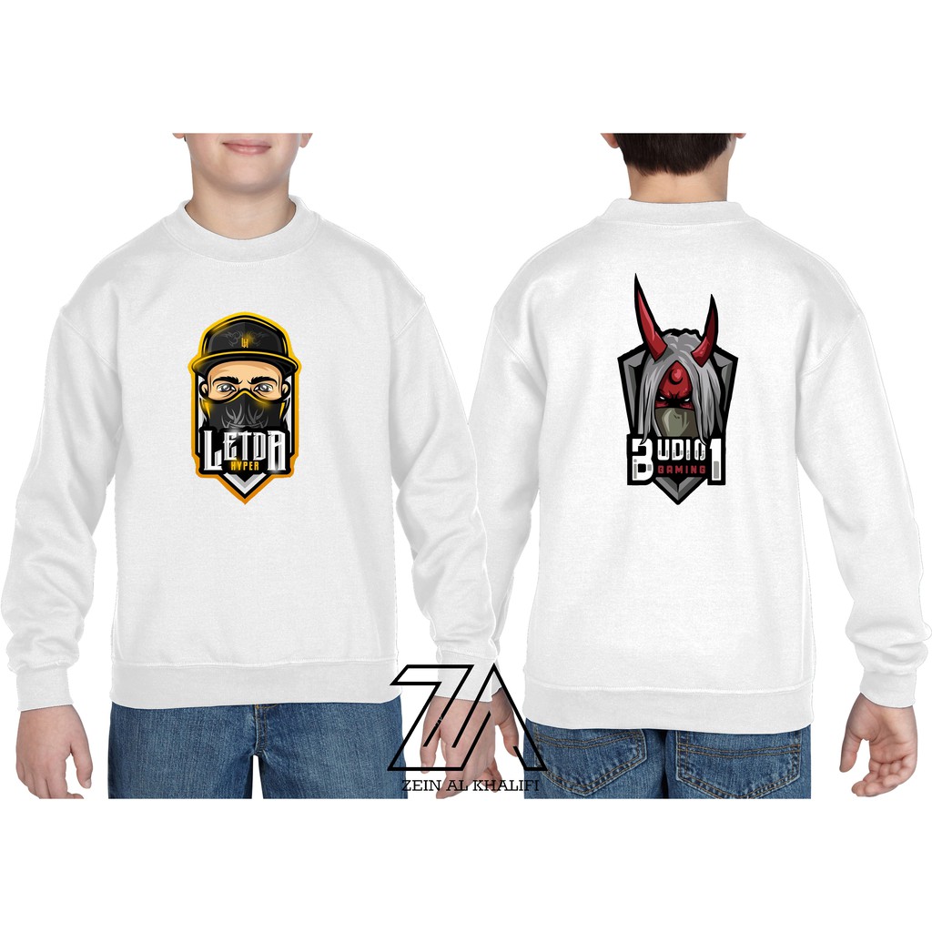 Jaket Sweater Anak Letda Hyper VS Budi01 Gaming Jaket Free Fire Keren Murah Shopee Indonesia