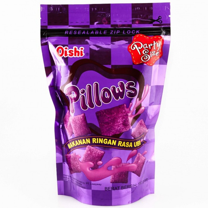 

Oishi Pillows Party 100 gr - Ubi cemilan snack