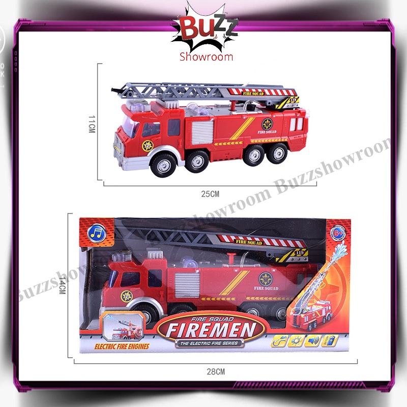 Fire Truck Mainan Mobil Mobilan Pemadam Kebakaran Fire Squad Firemen