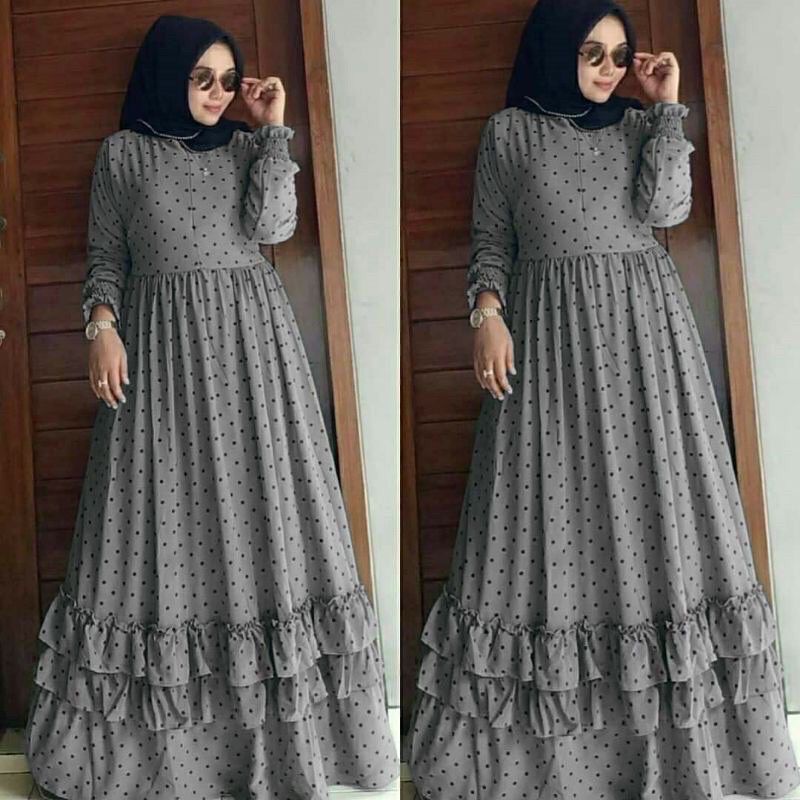 gamis ceruty baby doll | gamis premium | gamis maxy | gamis jumbo | gamis busui | gamis polkadot